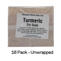 Soaps - Turmeric Glycerin  Specialty Soap (Clear and Solid Layers)