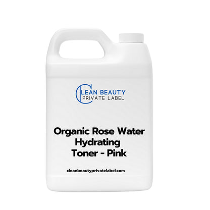 Organic Rose Water Hydrating Toner - Pink